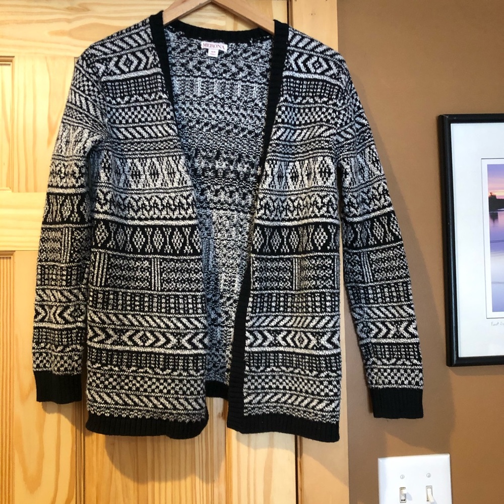 Thick sweater cardigan